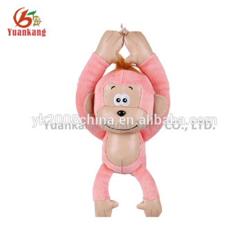 Long bras et jambes singe en peluche emoji singe porte-clé